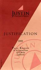 Justin - Justification Paso Robles 2017 (750ml) (750ml)